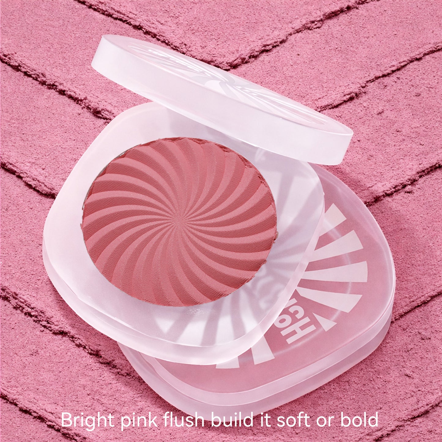 TINTARK Cheeky Blush Palette, Silky Matte Powder Blush, Pearlescent Pink