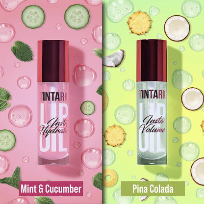 Piña Colada Lips Plumpers Gloss, Mint &Cucumber Lips Moisturizer