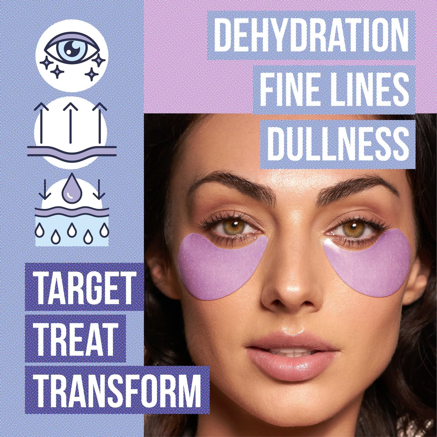 Under Eye Patches DIAMOND GAZE 28 Pairs, Rejuvenate Eye Gel Mask with Retinol Niacinamide Polyglutamic Acid, Gifts