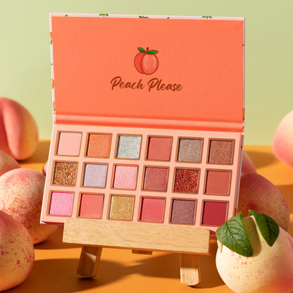 18 Colors Peach Please Eyeshadow Palette