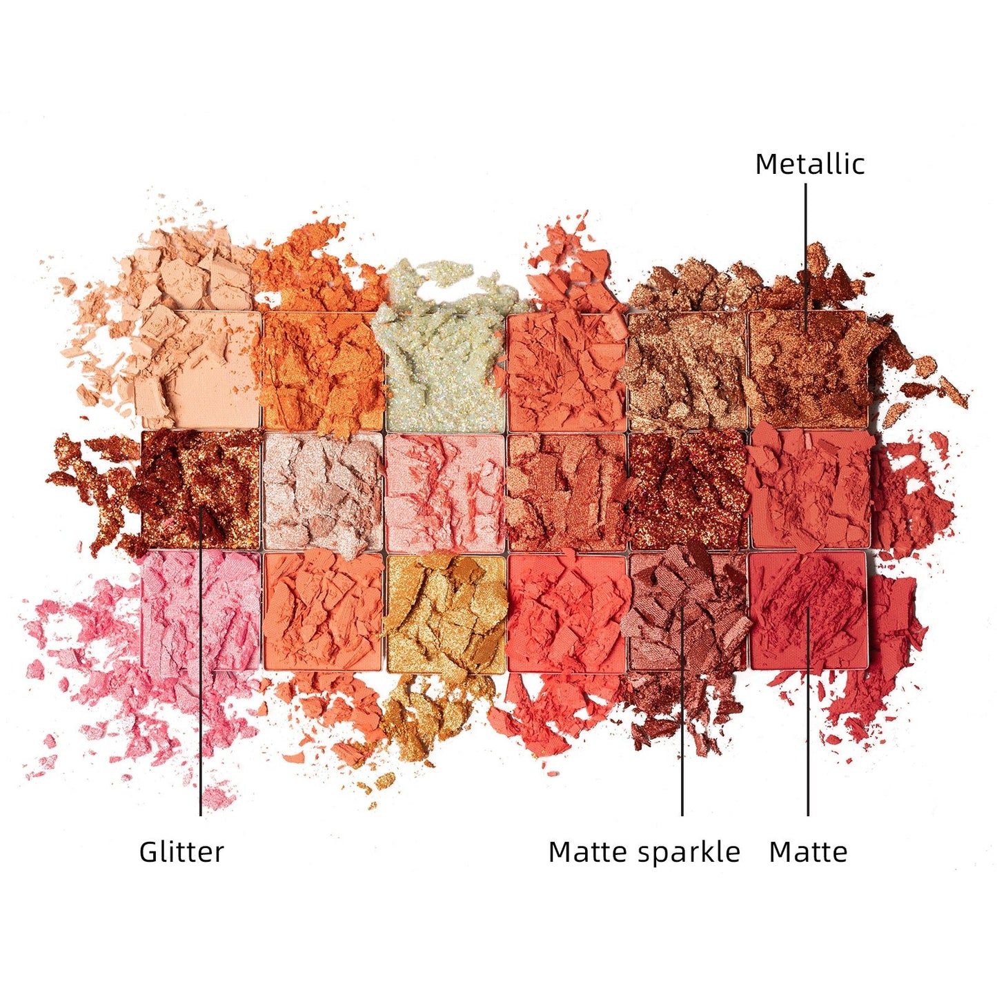 18 Colors Peach Please Eyeshadow Palette