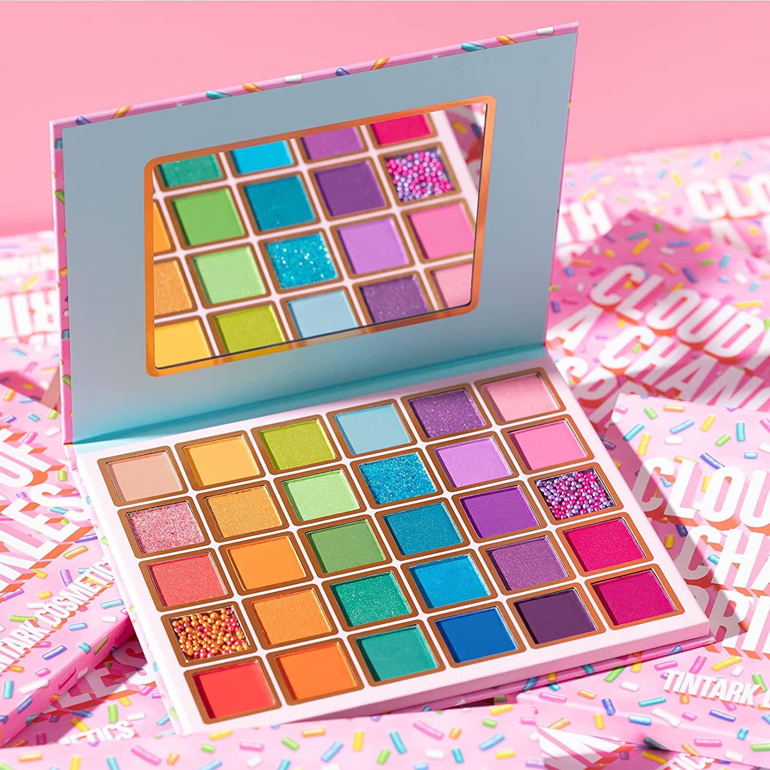 30 Colors Cloudy with a Chance of Sprinkles Eyeshadow Palette