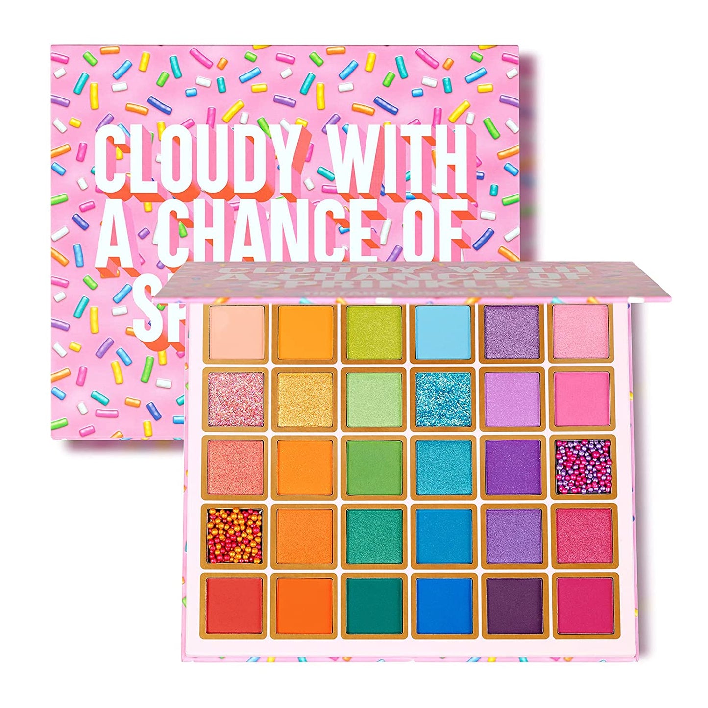 30 Colors Cloudy with a Chance of Sprinkles Eyeshadow Palette